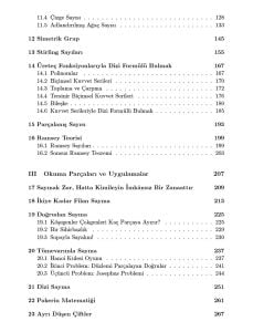 Sayma - Kombinasyon Hesapları