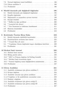 Temel Olasılık Teorisi ve İstatistik 1