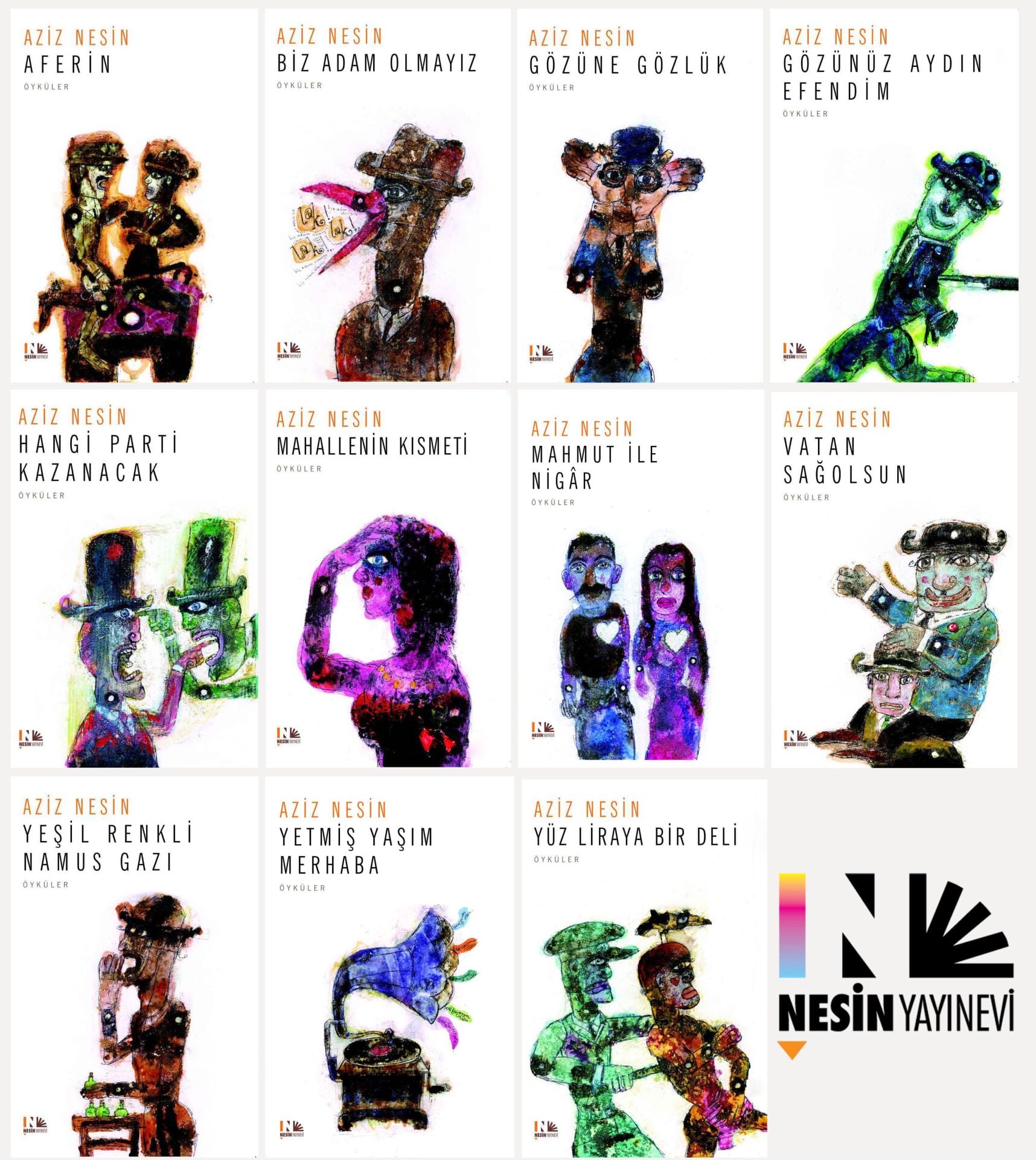 Aziz Nesin Öyküleri Seti-IV : 11 Kitap