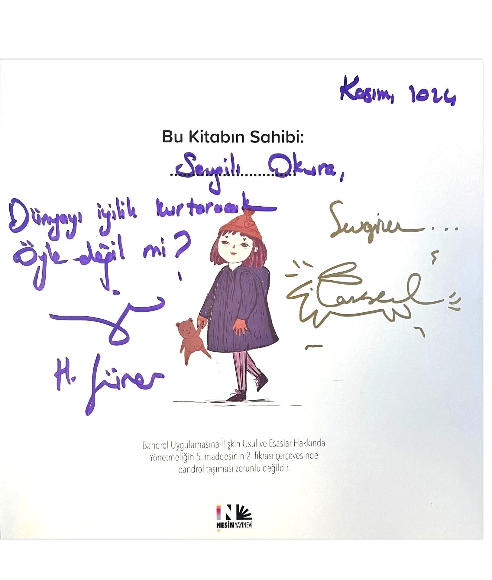 Öyle Değil Mi - İMZALI