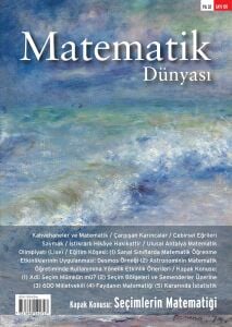 Matematik Dünyası Dergisi Sayı:120 Yıl:2025-1