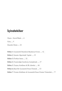 Yaratıcı Kodlama ile Geometrik Desenler : Sanat için Kodlama