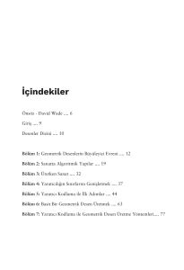 Yaratıcı Kodlama ile Geometrik Desenler : Sanat için Kodlama