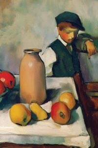 Nesin Defter Çizgili - Cezanne Tarzında