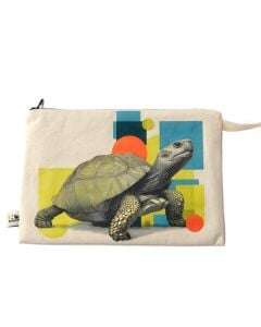 Nesin Astarlı Gabardin El Çantası - Kaplumbağa